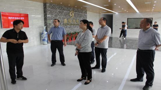 河南省科技廳黨組成員、副廳長(zhǎng)陶曼晞一行蒞臨公司調(diào)研